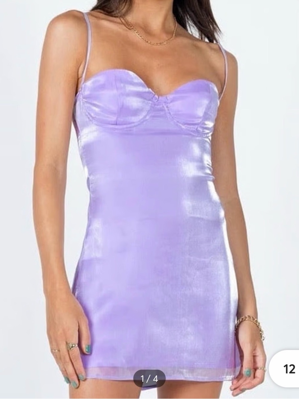 Iridescent purple oh Polly dress